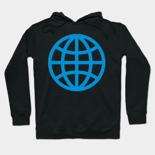 Global Globe Logo Icon Symbol Emoticon Hoodie